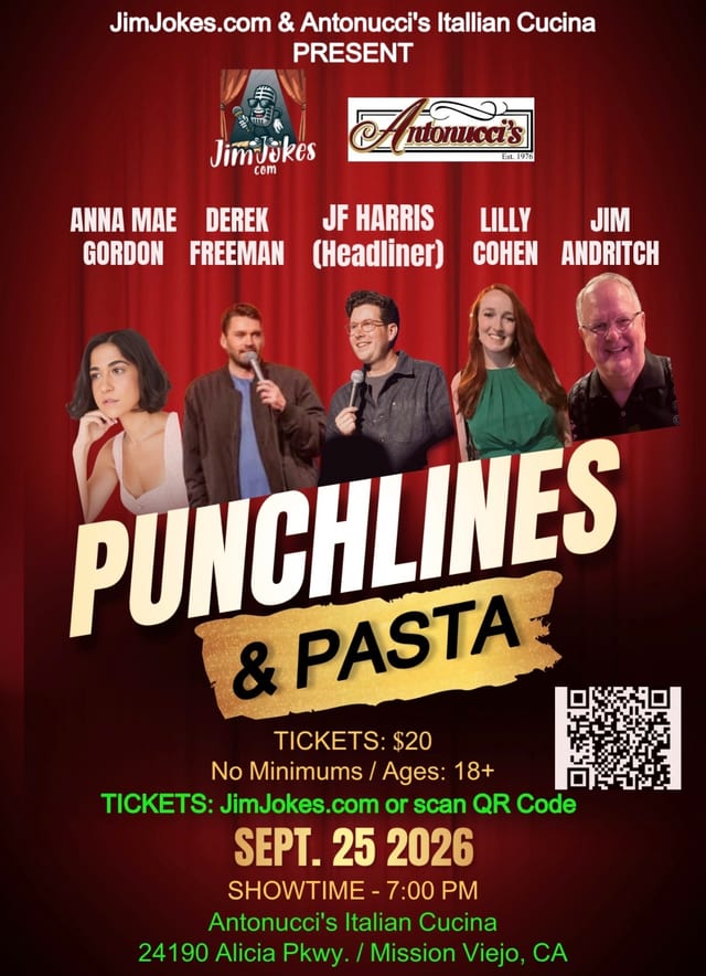 Punchlines & Pasta